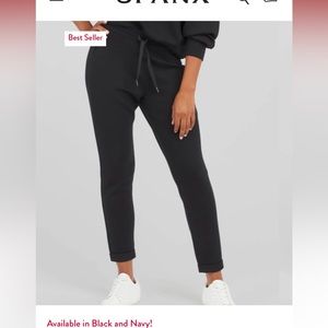Spanx XS AirEssentials tapered pant in Very Black